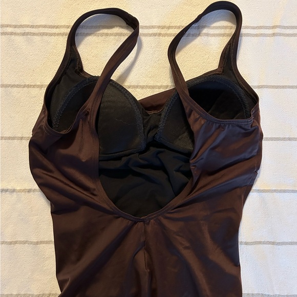 Speedo Dark Brown One-Piece Swimsuit - Picture 4 of 6